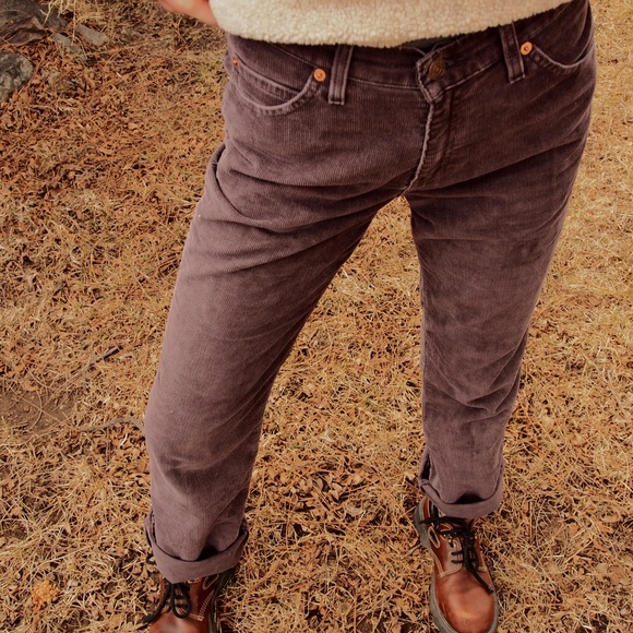 Levi Corduroy gray straight legged jeans - Picture 4 of 6